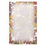 Maple Leaves in Fall Personalized Stationery