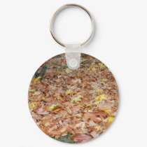 Maple leaves in the fall keychains