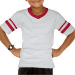 Maple leaves Kids'  Striped Sleeve V-neck tee t-shirts