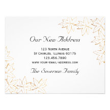 Maple Leaves New Address Announcement