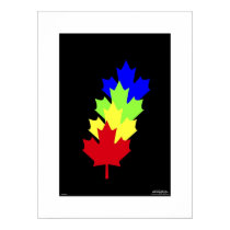 Maple Leaves - passepartout posters by lonvig Maple Leaves - passepartout posters