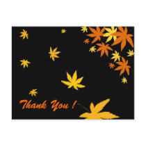 Maple leaves postcards