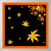 Maple leaves posters