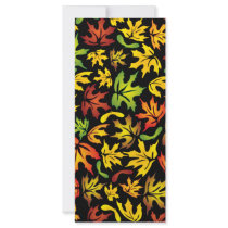 maple leaves rack cards by VioDeSign maple leaves rack cards