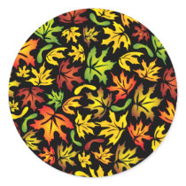 maple leaves sticker