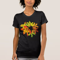 maple leaves t-shirts by VioDeSign maple leaves t-shirts