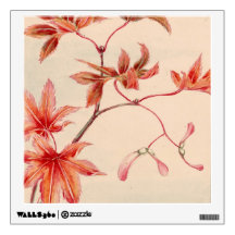 Maple leaves wall decal