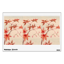 Maple leaves wall decal