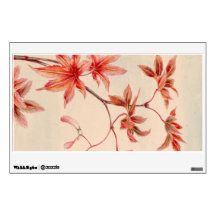Maple leaves wall decal