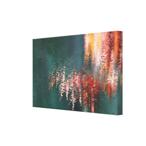 Maple reflections abstract canvas wrappedcanvas