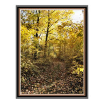 Maple Sugar Bush Path - Fall Eastern Ontario posters