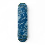 Maple trees covered with hoar-frost custom skate board