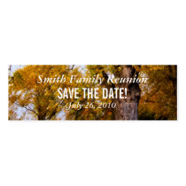 Maple Trees Reunion Save the Date business cards by FamilyTreed Maple Trees Reunion Save the Date business cards