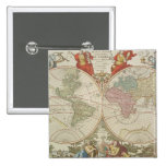 Mappe Monde ou Description du Globe Terrestre & Aq Buttons