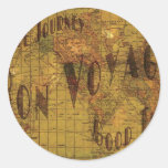 Mapping My Travels Sticker