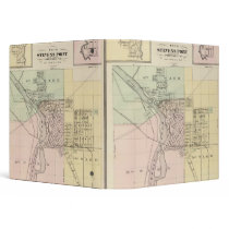 Maps of Stevens Point, Elroy and Wonewoc 3 Ring Binders
