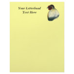 Mapuche Huastec Rooster Customized Letterhead