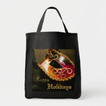 Maquerade Mask Elegant Holiday Shopping Bag