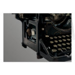 Máquina de escribir vieja tarjetón