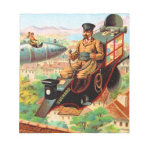 Máquinas de vuelo de Chocolat Suchard del francés  Libretas Para Notas