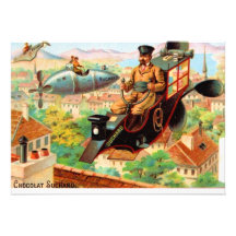 Máquinas de vuelo de Chocolat Suchard del francés  Comunicados Personalizados