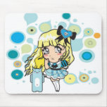Mara Chibi Blue Mouse Pad