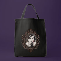 "Mara" Gothic Martini Glass Gothic Canvas Tote bags