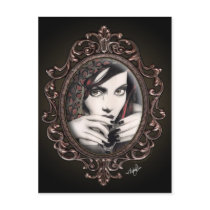 "Mara" Martini Tears Gothic Fantasy Postcard