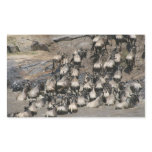 mara wilde beest rectangle sticker