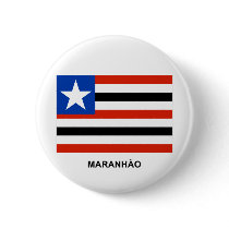 Maranhão, Brazil Flag Pinback Button