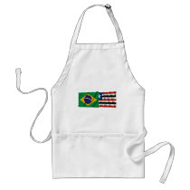 Maranhão & Brazil Waving Flags Apron