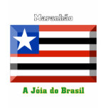 Maranhão Flag Gem T-shirts