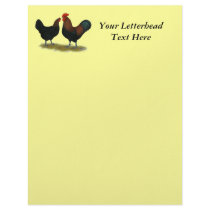 Marans Black Copper Custom Letterhead