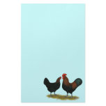 Marans Black Copper Custom Stationery