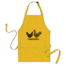 Marans:  Cuckoo Pair Aprons