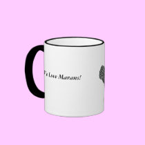 Marans:  Cuckoo Pair mugs