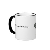 Marans:  Cuckoo Pair Coffee Mugs