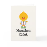 Marathon Chick Peace Love 26.2 Greeting Card