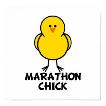 Marathon Chick posters by chicktshirts8 Marathon Chick posters