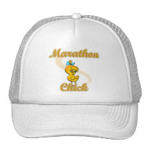 Marathon Chick Trucker Hat