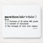Marathon Definition Mouse Pads