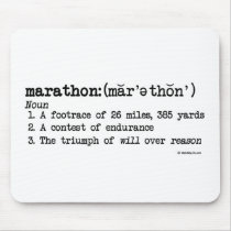Marathon Definition mousepads