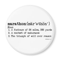 Marathon Defnition Magnet