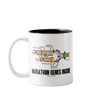 Marathon Genes Inside (DNA Replication) mug
