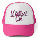 Marathon Girl hats by Run2RunShop Marathon Girl hats