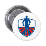 Marathon road runner jogger fitness pins