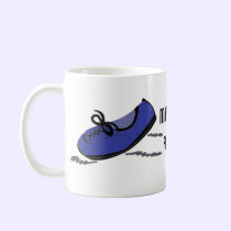 Marathon Runner - Blue Running Shoes mugs