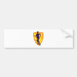 Marathon runner running race retro bumper stickers