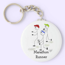 Marathon Runners keychains