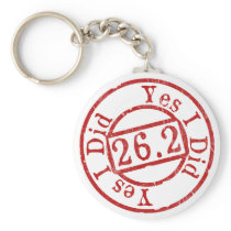 Marathon Stamp of Approval keychains